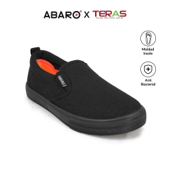 ABARO X TERAS 2626 Black School Shoes Canvas Pre-School |  Primary Unisex 